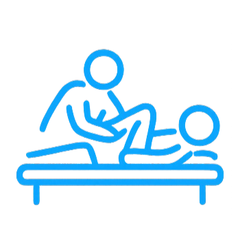 Physiotherapist treating a patient at East Hills Physiotherapy in Calgary